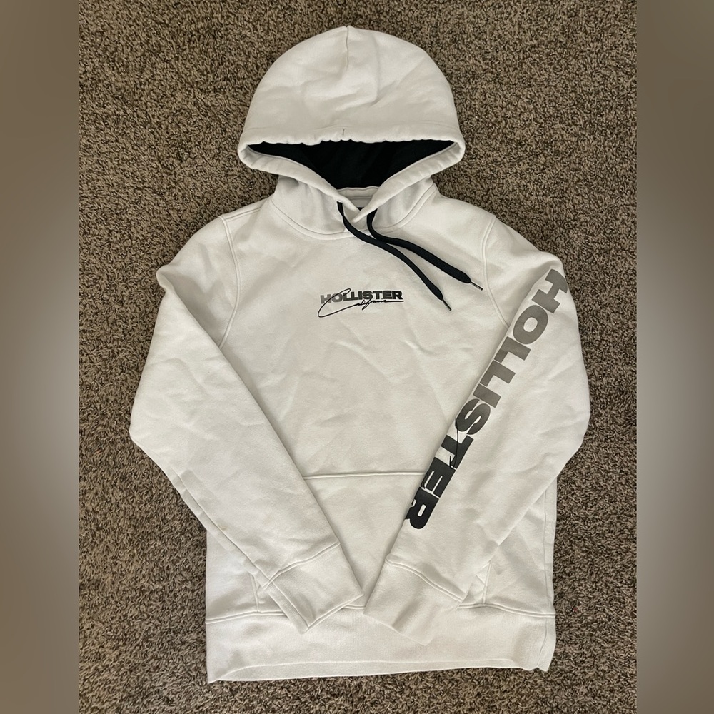 White Hollister Hoodie